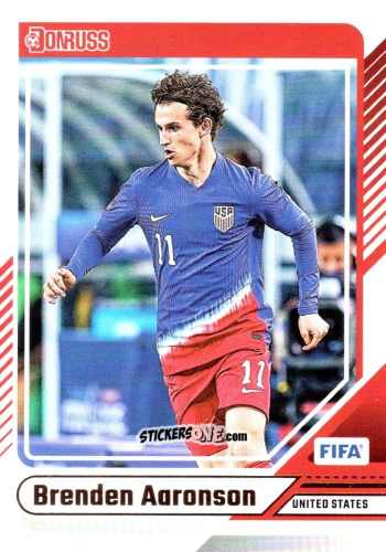 Sticker Brenden Aaronson - Donruss Soccer 2024-2025
 n. 11 - Panini