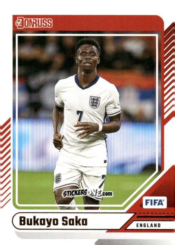 Figurina Bukayo Saka - Donruss Soccer 2024-2025
 n. 54 - Panini