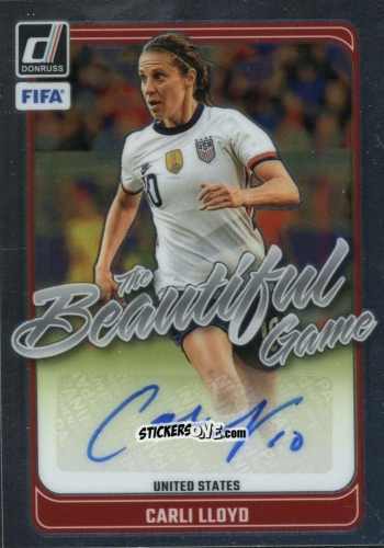 Cromo Carli Lloyd - Donruss Soccer 2024-2025
 n. BGA31 - Panini