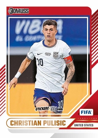 Cromo Christian Pulisic - Donruss Soccer 2024-2025
 n. 10 - Panini
