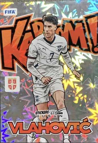 Figurina Dusan Vlahovic - Donruss Soccer 2024-2025
 n. KB8 - Panini