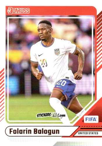 Figurina Folarin Balogun - Donruss Soccer 2024-2025
 n. 4 - Panini