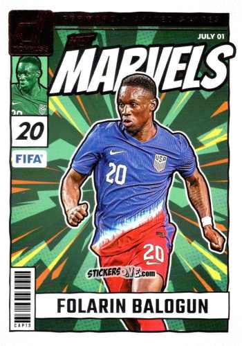 Figurina Folarin Balogun - Donruss Soccer 2024-2025
 n. NM19 - Panini