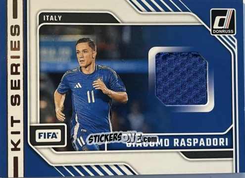 Cromo Giacomo Raspadori - Donruss Soccer 2024-2025
 n. KS44 - Panini