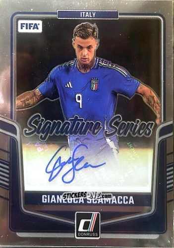 Sticker Gianluca Scamacca - Donruss Soccer 2024-2025
 n. SS20 - Panini