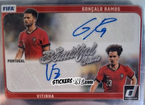 Figurina Goncalo Ramos / Vitinha - Donruss Soccer 2024-2025
 n. BGAD3 - Panini