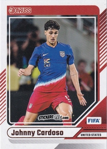 Cromo Johnny Cardoso - Donruss Soccer 2024-2025
 n. 8 - Panini