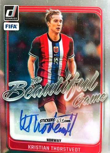 Sticker Kristian Thorstvedt - Donruss Soccer 2024-2025
 n. BGA20 - Panini