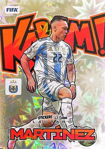 Figurina Lautaro Martinez - Donruss Soccer 2024-2025
 n. KB12 - Panini