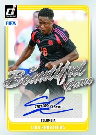 Sticker Luis Sinisterra - Donruss Soccer 2024-2025
 n. BGA27 - Panini