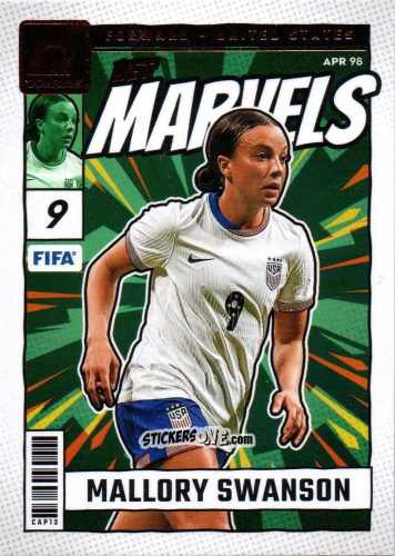 Figurina Mallory Swanson - Donruss Soccer 2024-2025
 n. NM1 - Panini