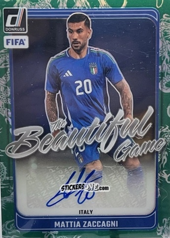Sticker Mattia Zaccagni - Donruss Soccer 2024-2025
 n. BGA18 - Panini