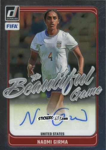 Cromo Naomi Girma - Donruss Soccer 2024-2025
 n. BGA13 - Panini