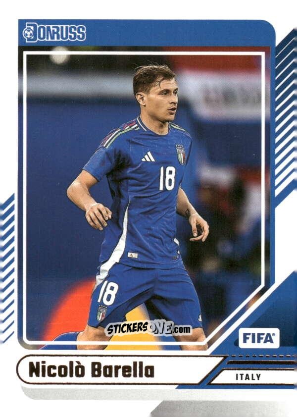 Figurina Nicolo Barella - Donruss Soccer 2024-2025
 n. 18 - Panini