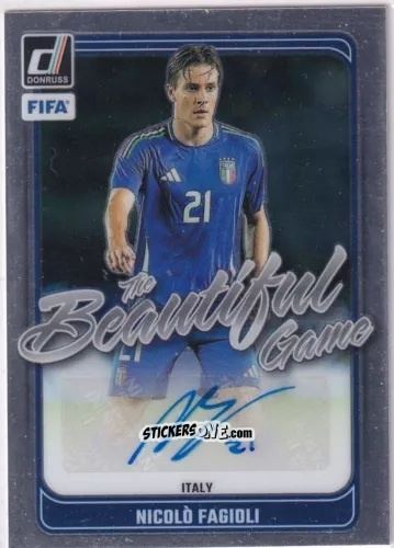 Sticker Nicolo Fagioli - Donruss Soccer 2024-2025
 n. BGA8 - Panini