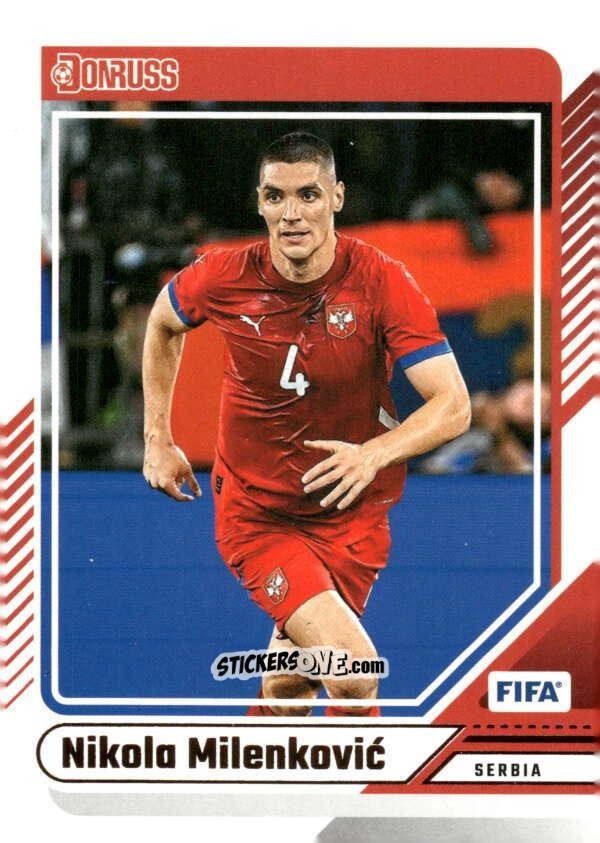 Cromo Nikola Milenkovic - Donruss Soccer 2024-2025
 n. 150 - Panini