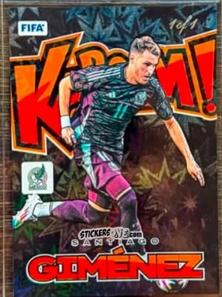 Cromo Santiago Gimenez - Donruss Soccer 2024-2025
 n. KB5 - Panini