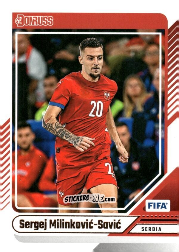 Figurina Sergej Milinkovic-Savic - Donruss Soccer 2024-2025
 n. 148 - Panini