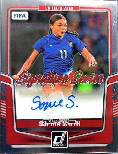 Sticker Sophia Smith - Donruss Soccer 2024-2025
 n. SS12 - Panini