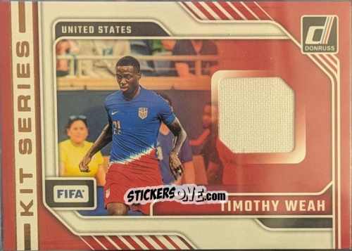 Cromo Timothy Weah - Donruss Soccer 2024-2025
 n. KS38 - Panini