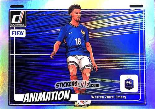 Sticker Warren Zaire-Emery - Donruss Soccer 2024-2025
 n. AN11 - Panini