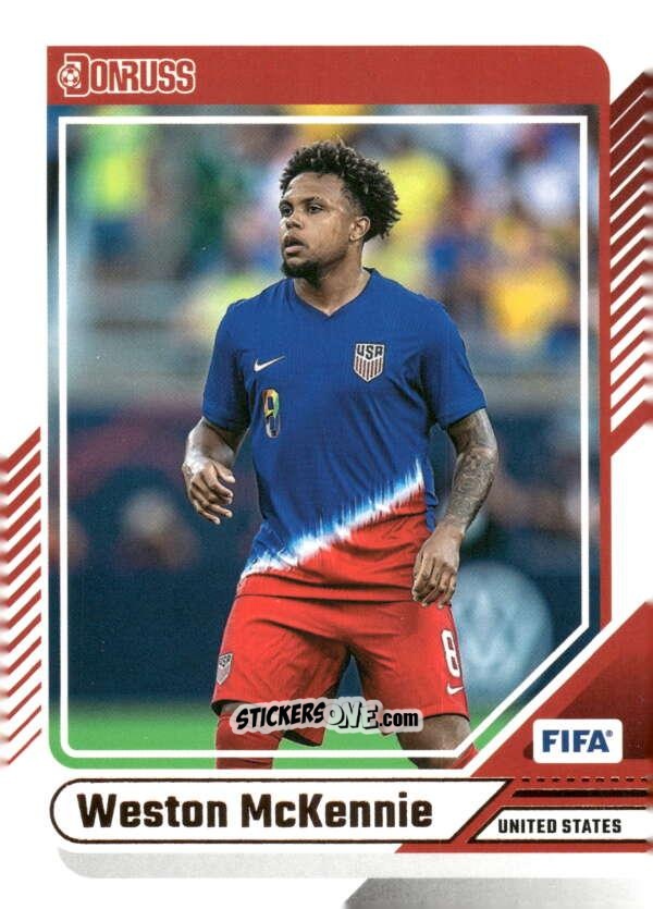 Cromo Weston McKennie - Donruss Soccer 2024-2025
 n. 12 - Panini