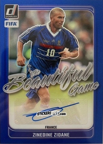Figurina Zinedine Zidane - Donruss Soccer 2024-2025
 n. BGA42 - Panini