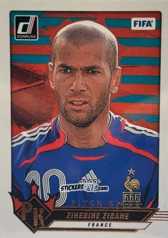 Figurina Zinedine Zidane - Donruss Soccer 2024-2025
 n. PK25 - Panini