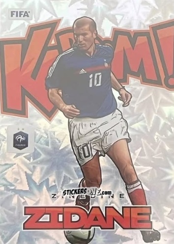 Figurina Zinedine Zidane - Donruss Soccer 2024-2025
 n. KB23 - Panini