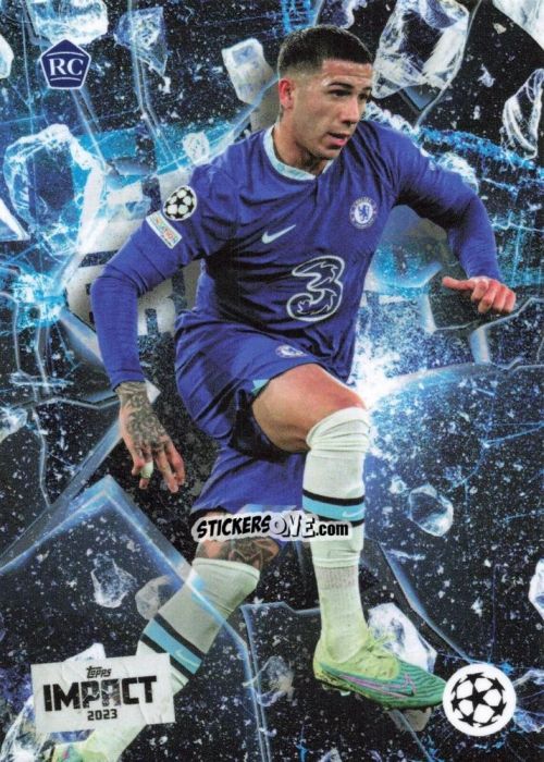 Sticker Enzo Fernandez - Impact UEFA Club Competitions 2022-2023
 n. 9 - Topps