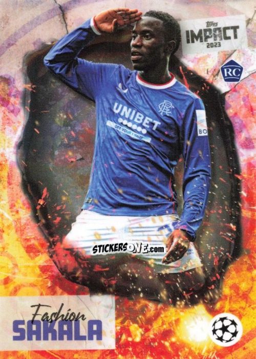 Figurina Fashion Sakala - Impact UEFA Club Competitions 2022-2023
 n. 13 - Topps