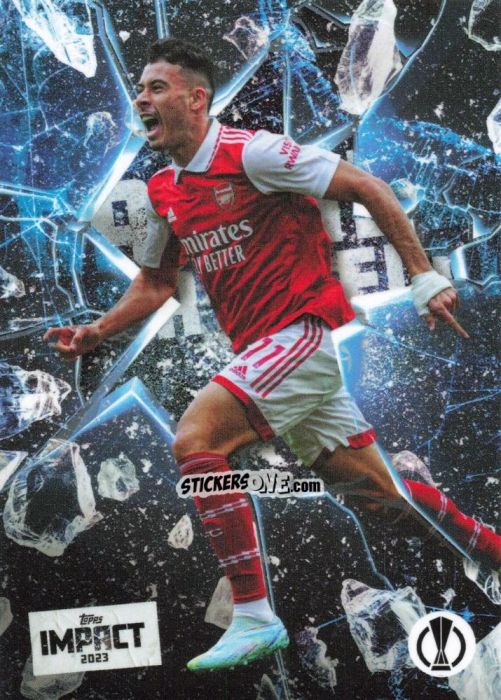 Figurina Gabriel Martinelli - Impact UEFA Club Competitions 2022-2023
 n. 15 - Topps