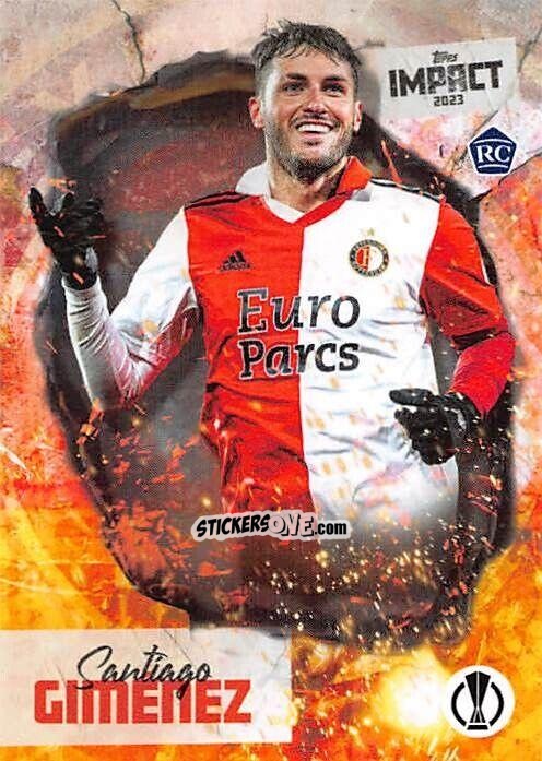 Cromo Santiago Giménez - Impact UEFA Club Competitions 2022-2023
 n. 40 - Topps