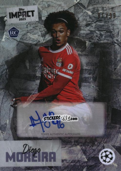 Sticker Diego Moreira - Impact UEFA Club Competitions 2022-2023
 n. A4 - Topps