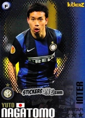 Figurina Yuto Nagatomo - Football Stars 2013-2014 n. 37 - Kickerz
