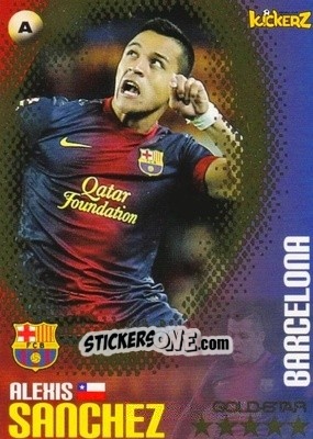 Figurina Alexis Sanchez - Football Stars 2013-2014 n. 38 - Kickerz