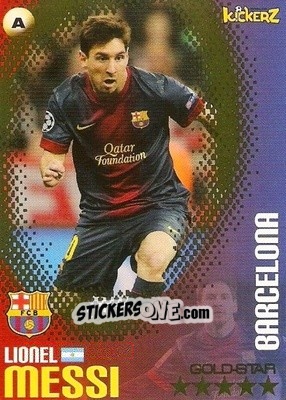 Cromo Lionel Messi - Football Stars 2013-2014 n. 49 - Kickerz
