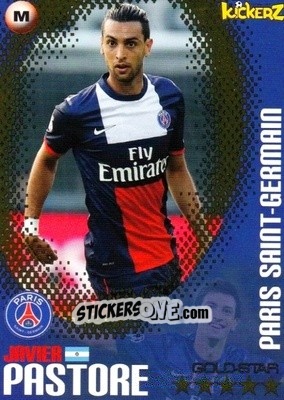 Cromo Javier Pastore - Football Stars 2013-2014 n. 72 - Kickerz