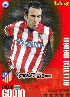 Figurina Diego Godin - Football Stars 2013-2014 n. 86 - Kickerz