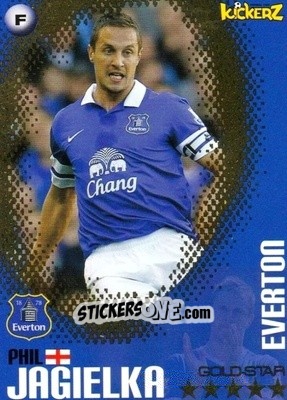 Figurina Phil Jagielka - Football Stars 2013-2014 n. 101 - Kickerz