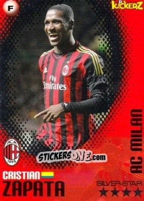 Cromo Cristian Zapata - Football Stars 2013-2014 n. 123 - Kickerz