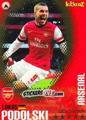 Figurina Lukas Podolski - Football Stars 2013-2014 n. 171 - Kickerz