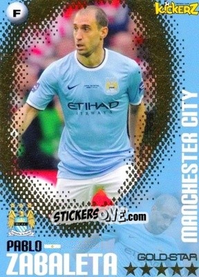 Figurina Pablo Zabaleta - Football Stars 2013-2014 n. 188 - Kickerz