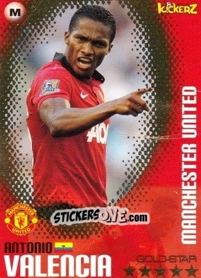 Cromo Antonio Valencia - Football Stars 2013-2014 n. 202 - Kickerz