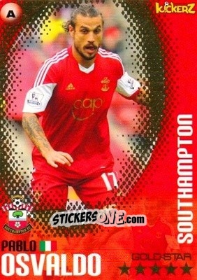 Figurina Pablo Osvaldo - Football Stars 2013-2014 n. 267 - Kickerz