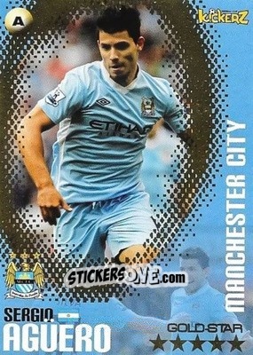 Figurina Sergio Aguero - Football Stars 2013-2014 n. 270 - Kickerz