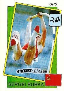 Figurina Sergei Bubka - Supersport 1987 n. 4 - Panini