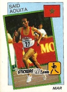 Figurina Said Aouita - Supersport 1987 n. 5 - Panini