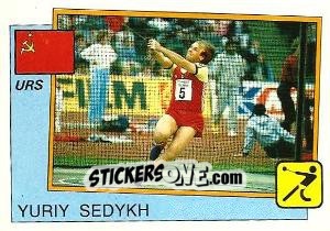 Figurina Yuriy Sedykh - Supersport 1987 n. 6 - Panini