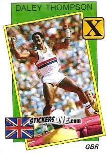 Figurina Daley Thompson - Supersport 1987 n. 9 - Panini